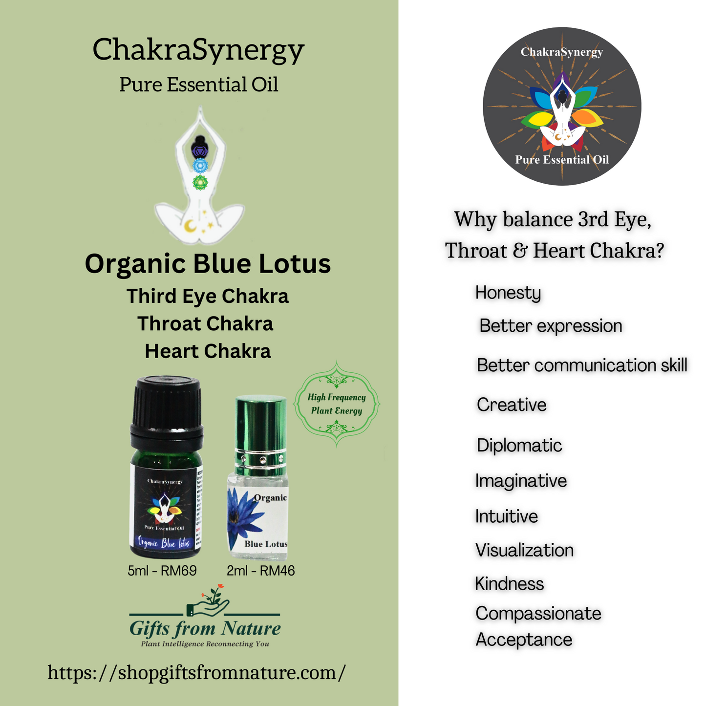 Bundle Of Divinity Chakra Synergy  High Frequency Pure Essential Oil (FREE GIFT INCLUDED)